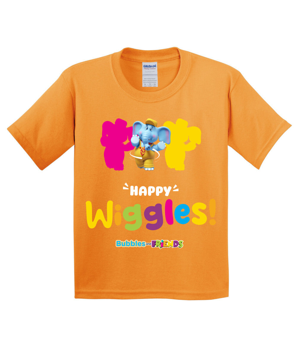 Bubbles and Friends – Happy Dance Collection Happy Wiggles Children T-Shirt