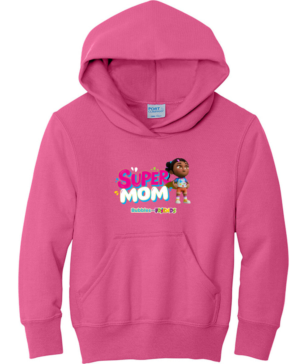 Bubbles & Friends Mothers Day SuperMom Fleece Sweatshirt
