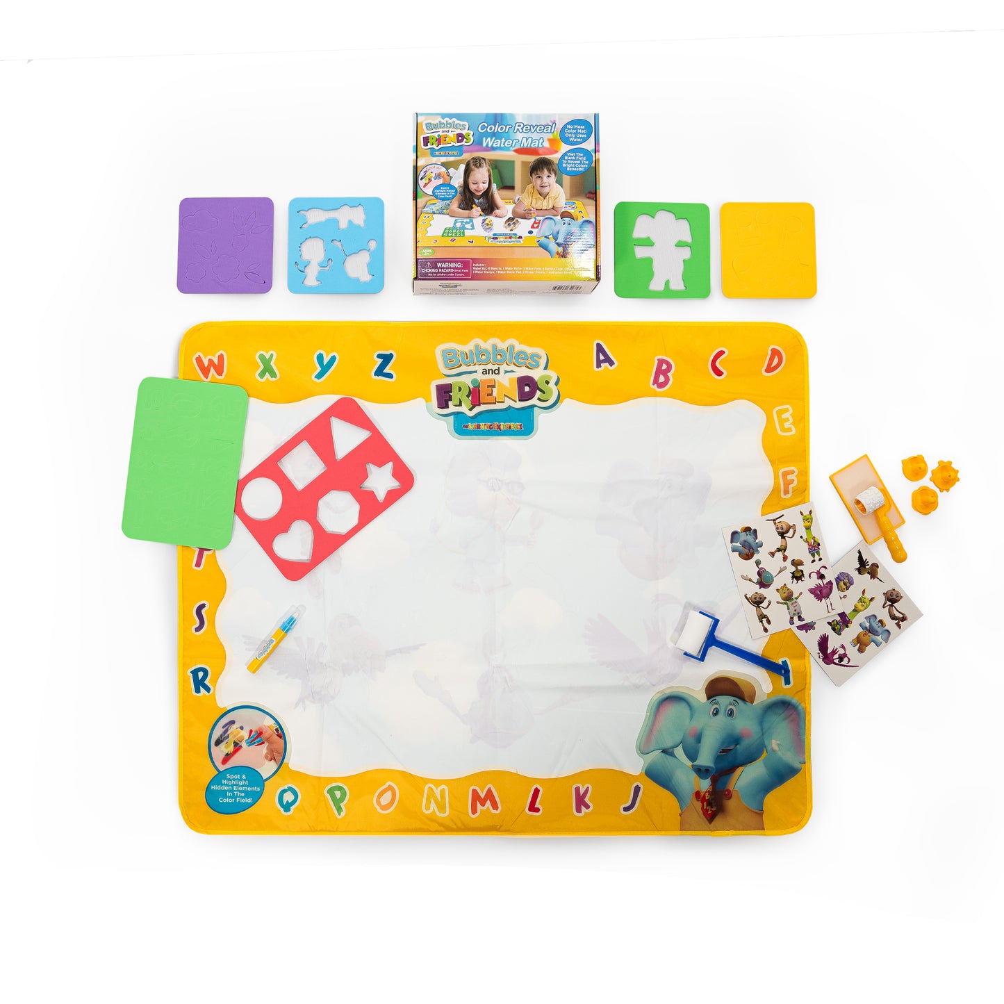 Bubbles & Friends Water Mat