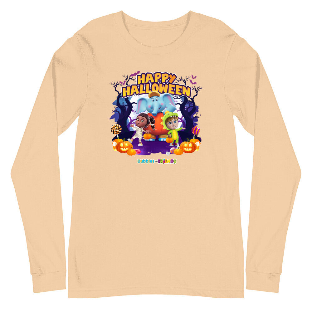 Bubbles and Friends - Halloween Collection Team Adult Longsleeve T-Shirt