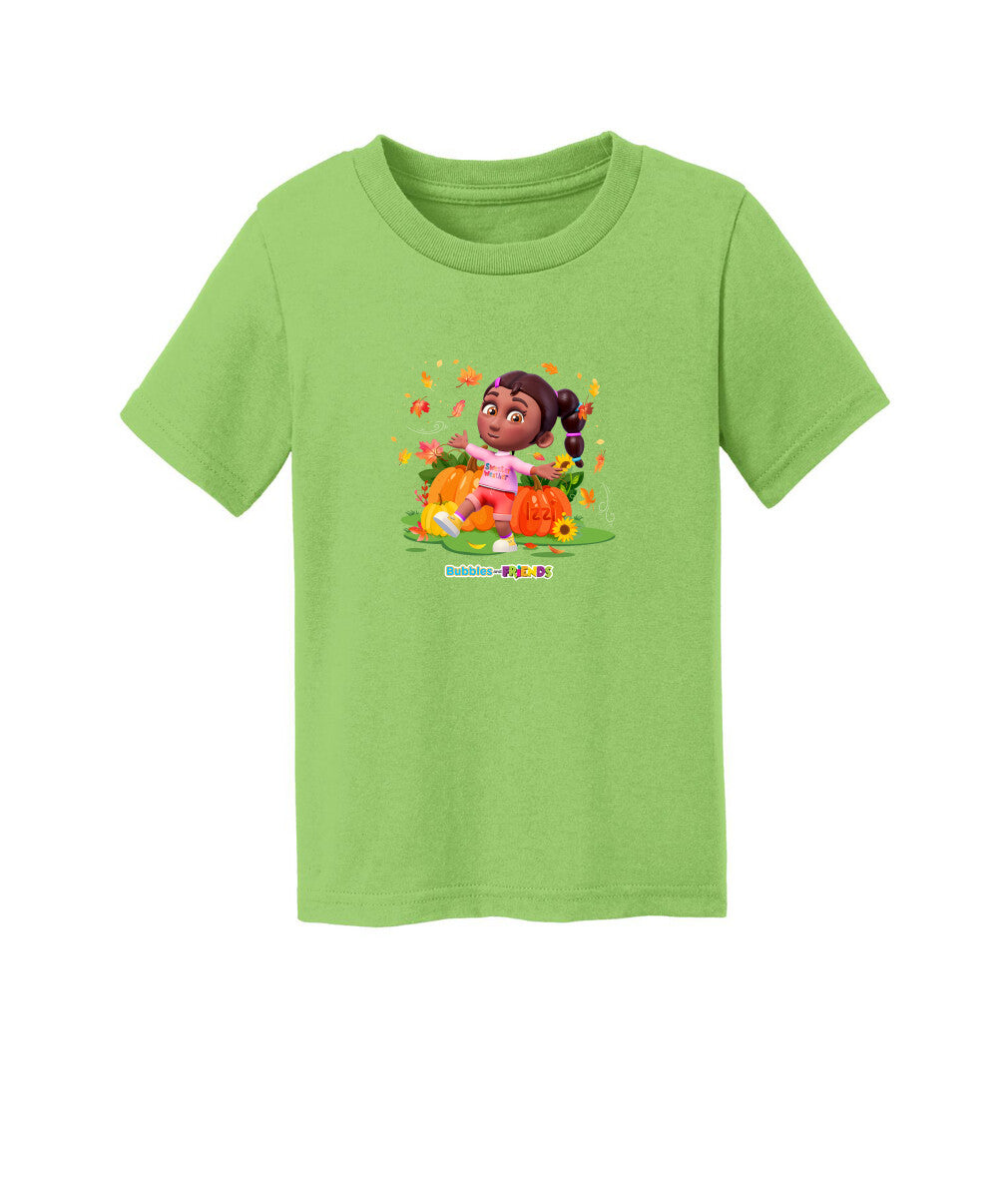 Bubbles and Friends - Fall Collection Izzy Toddler T-Shirt