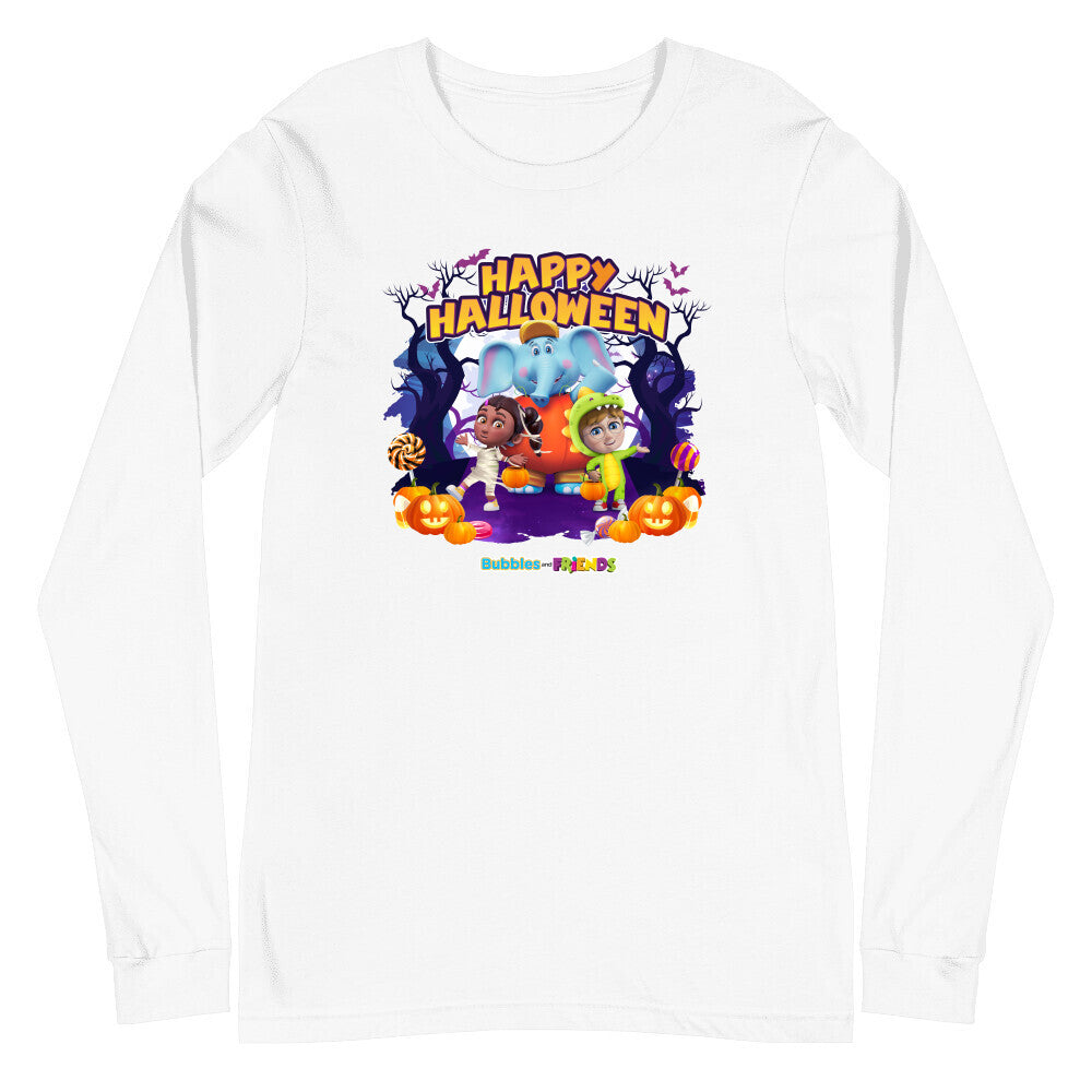 Bubbles and Friends - Halloween Collection Team Adult Longsleeve T-Shirt