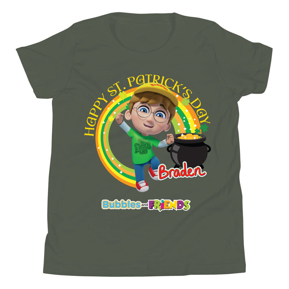 Bubbles & Friends St. Patricks BRADEN Childrens Tee