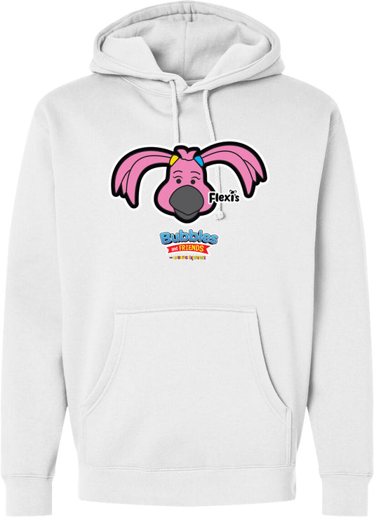 Bubbles & Friends- Friends from Happyville 'Lionstein' Midweight Hooded Sweatshirt- Unisex