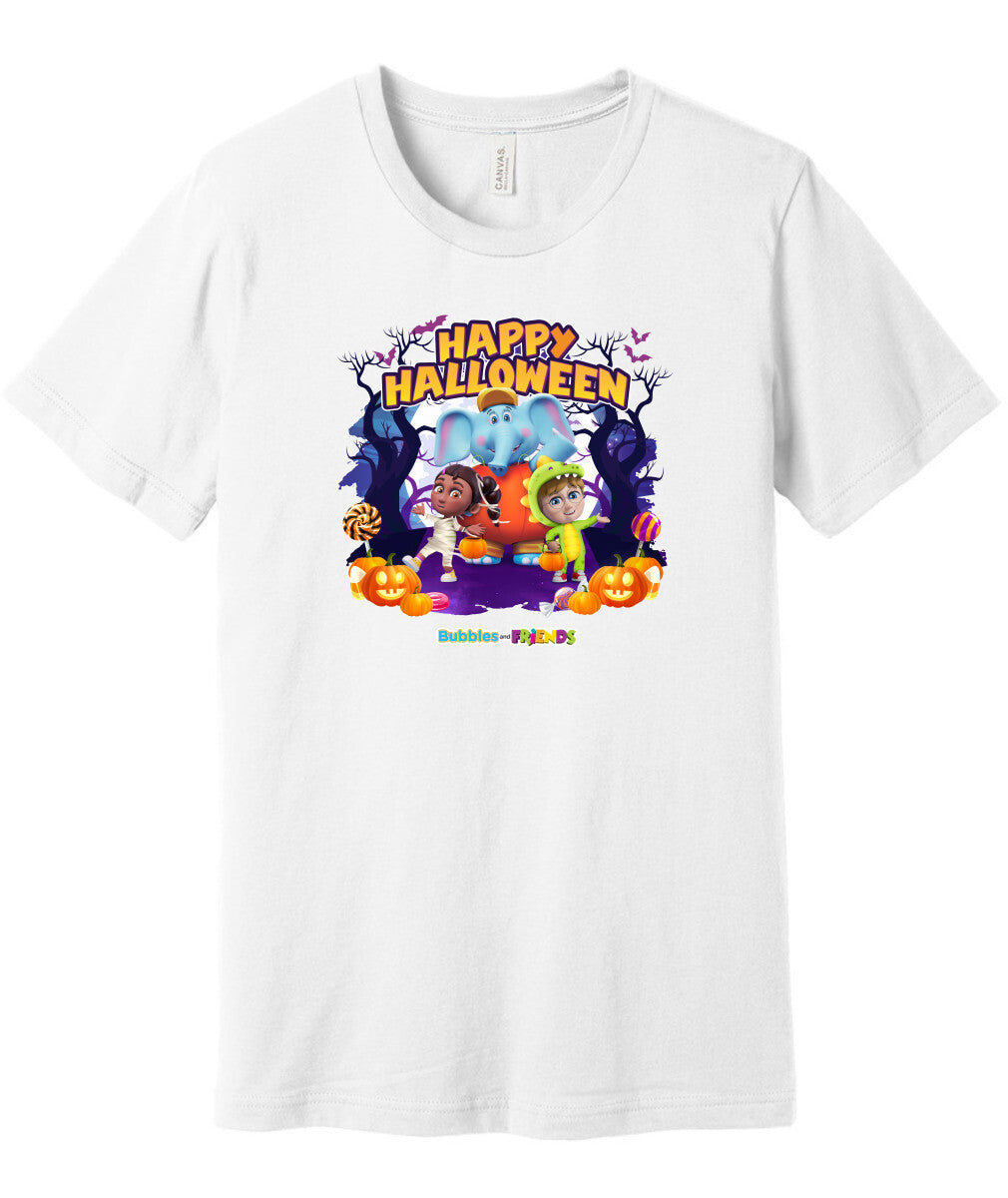 Bubbles and Friends - Halloween Collection Team Adults T-Shirt