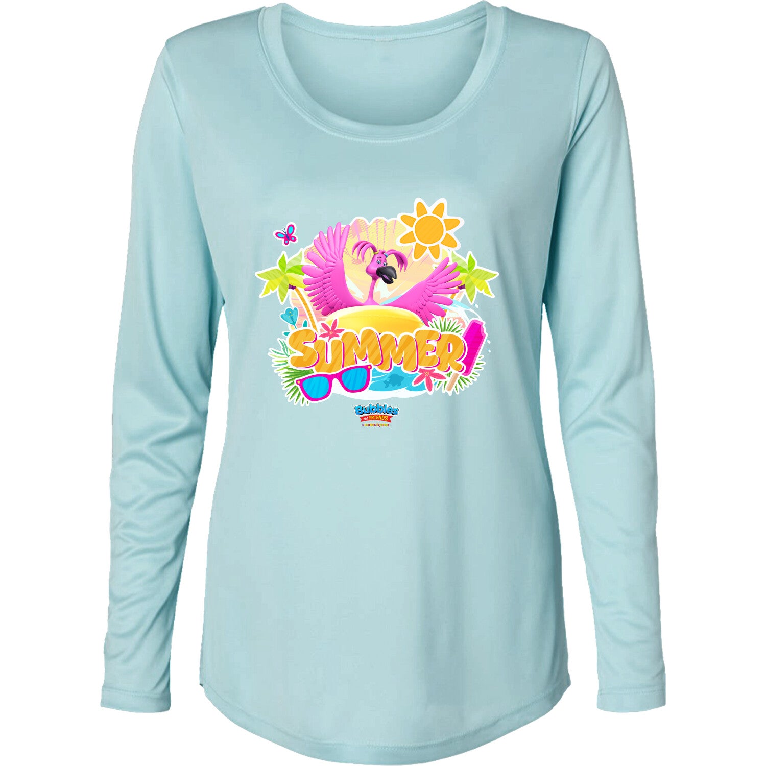 Bubbles & Friends Summer UPF 50+ Protection Women's Performance Long Sleeve T-Shirt