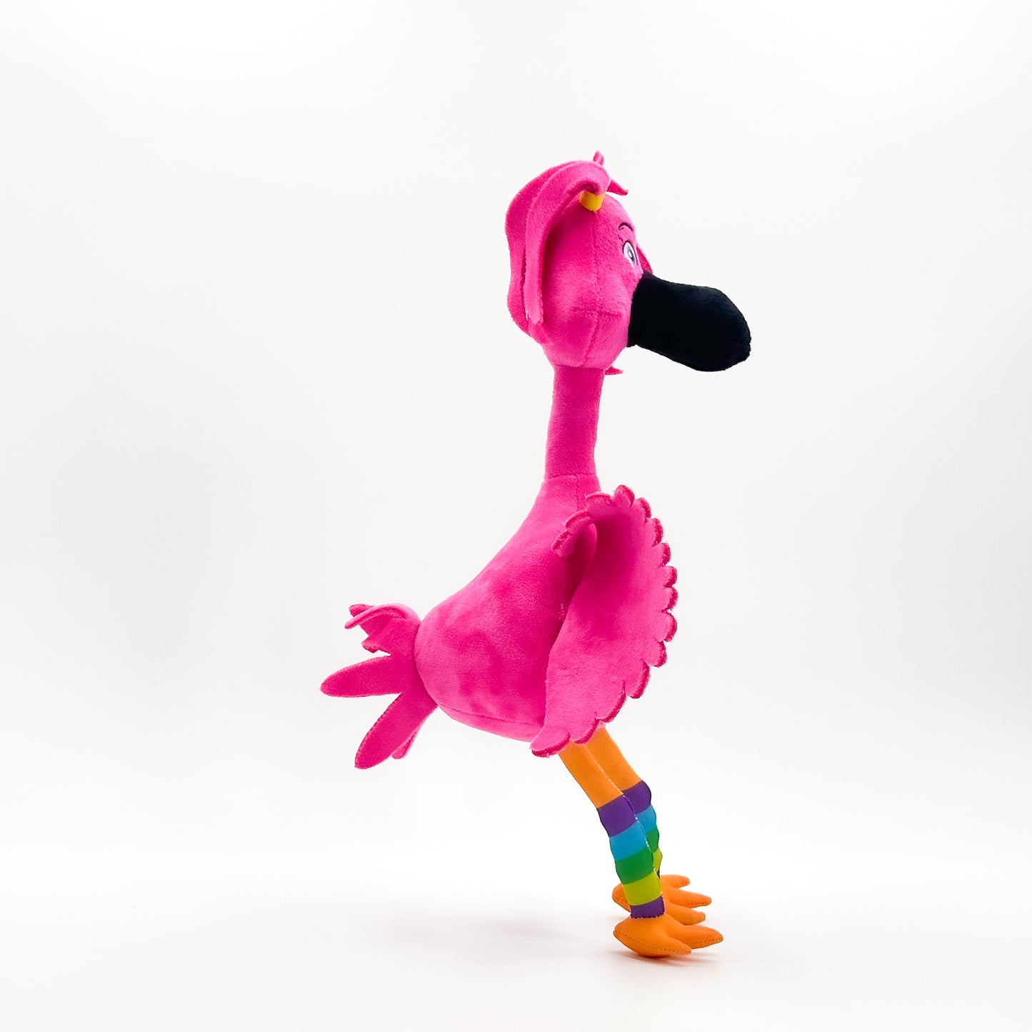 Bubbles and Friends - Flexi Flamingo Plush