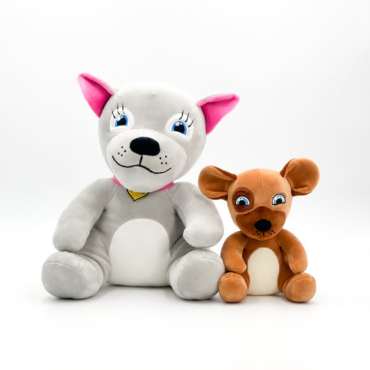 Bubbles and Friends - Grace and Charity Plush