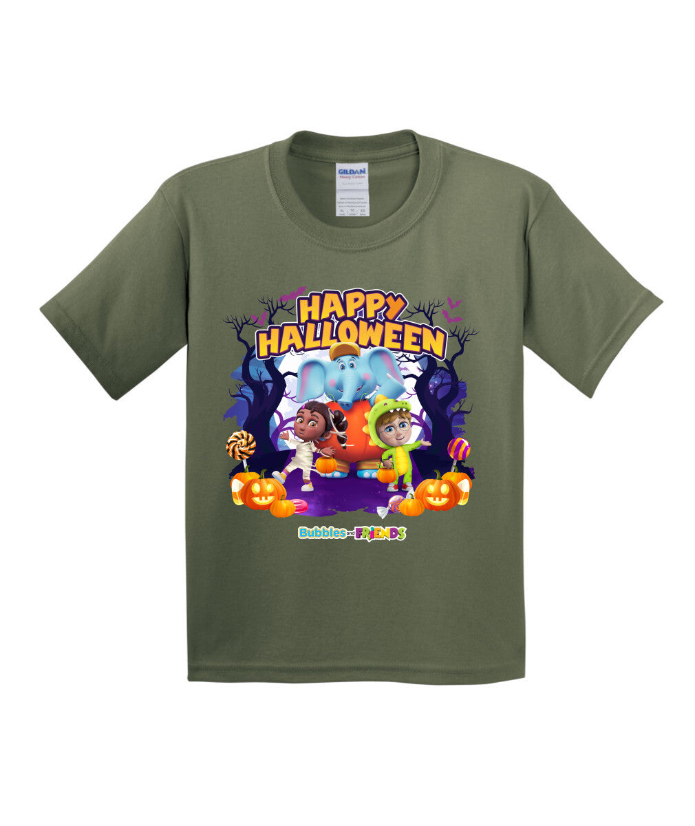 Bubbles and Friends - Halloween Collection Team Children T-Shirt