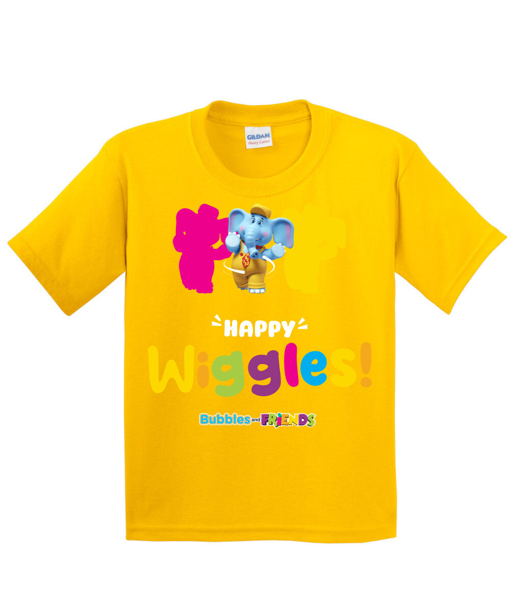 Bubbles and Friends – Happy Dance Collection Happy Wiggles Children T-Shirt