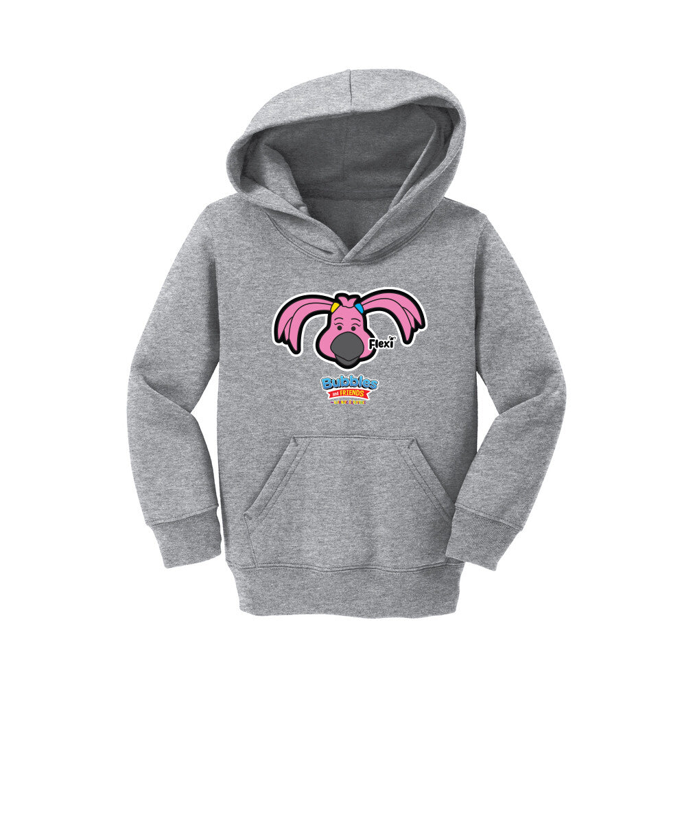 Bubbles & Friends- Friends from Happyville 'Flexi' Toddler Fleece Pullover Hoodie