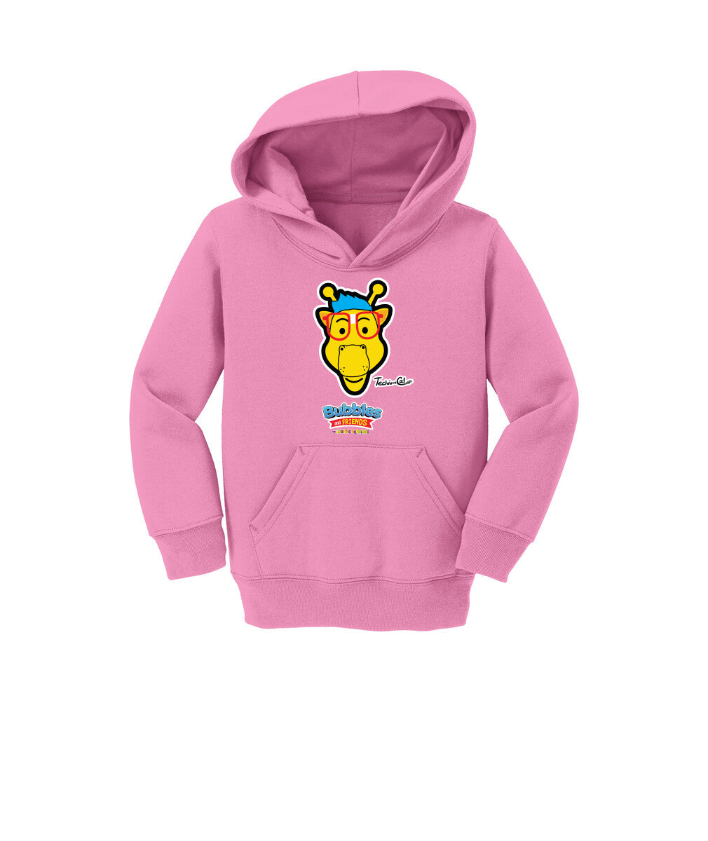 Bubbles & Friends- Friends from Happyville 'Technical' Toddler Fleece Pullover Hoodie