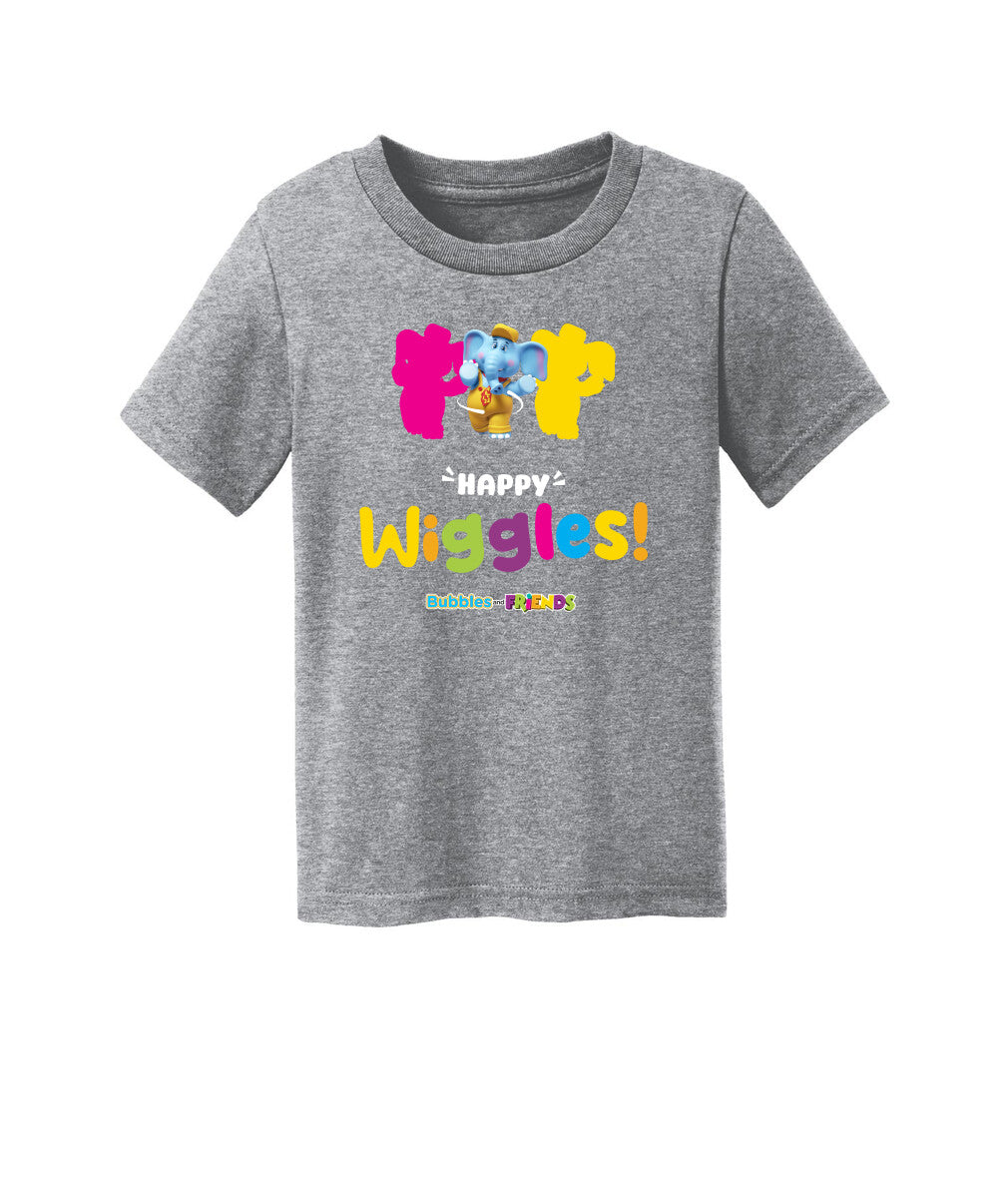 Bubbles and Friends – Happy Dance Collection Happy Wiggles Toddler T-Shirt