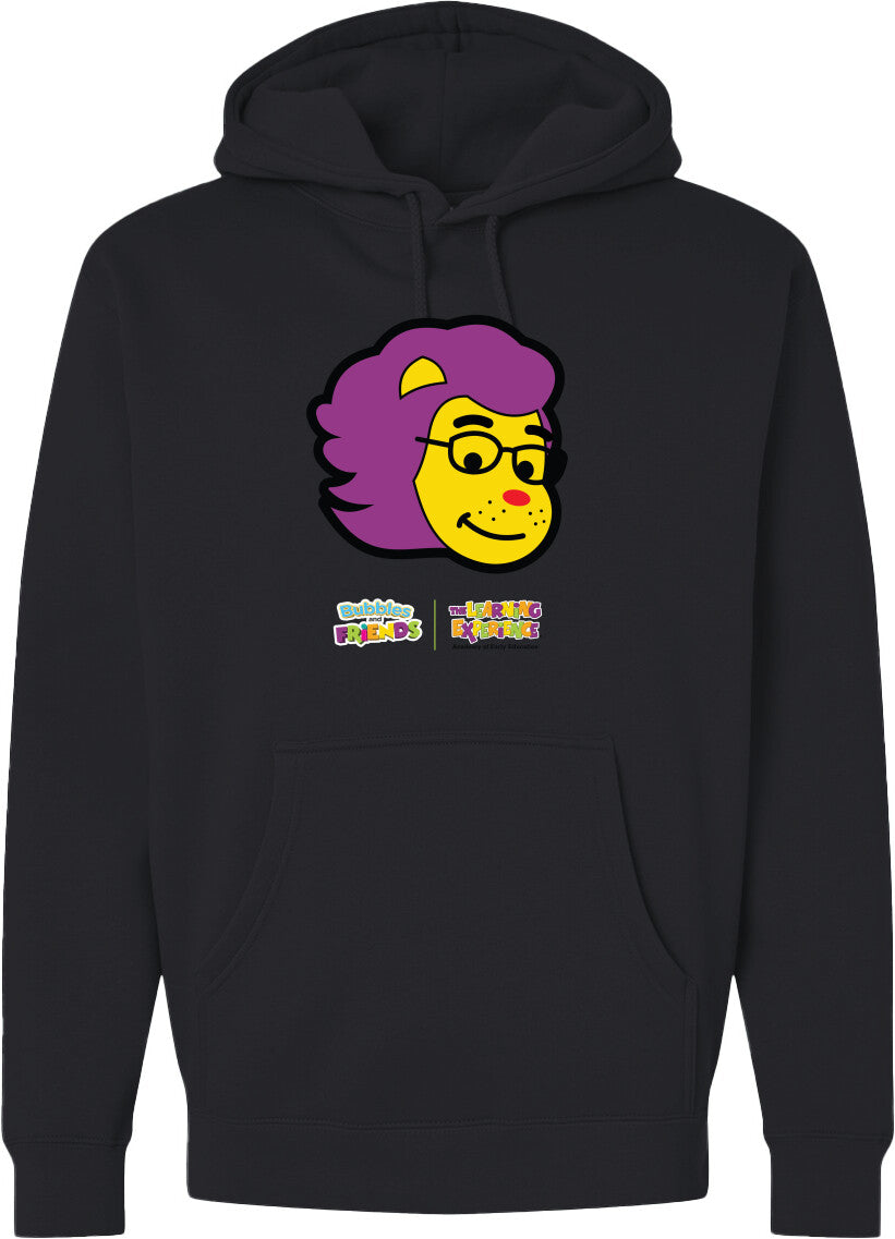 Bubbles & Friends- Friends from Happyville 'Lionstein' Midweight Hooded Sweatshirt- Unisex