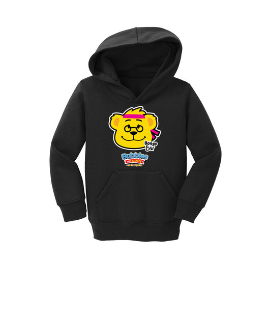 Bubbles & Friends- Friends from Happyville ' Bongo Bear' Toddler  Fleece Pullover Hoodie