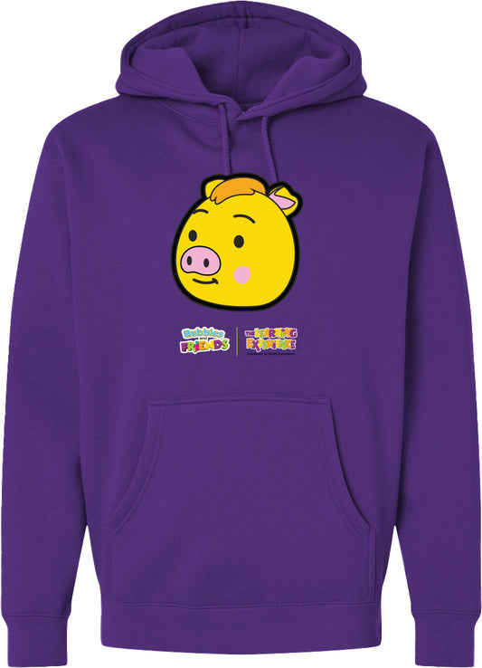 Bubbles & Friends- Friends from Happyville 'Pablo' Midweight Hooded Sweatshirt- Unisex