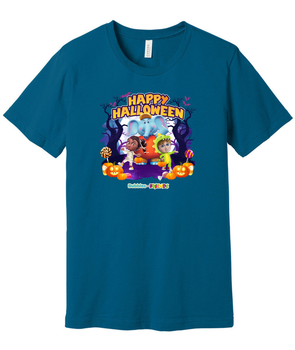 Bubbles and Friends - Halloween Collection Team Adults T-Shirt