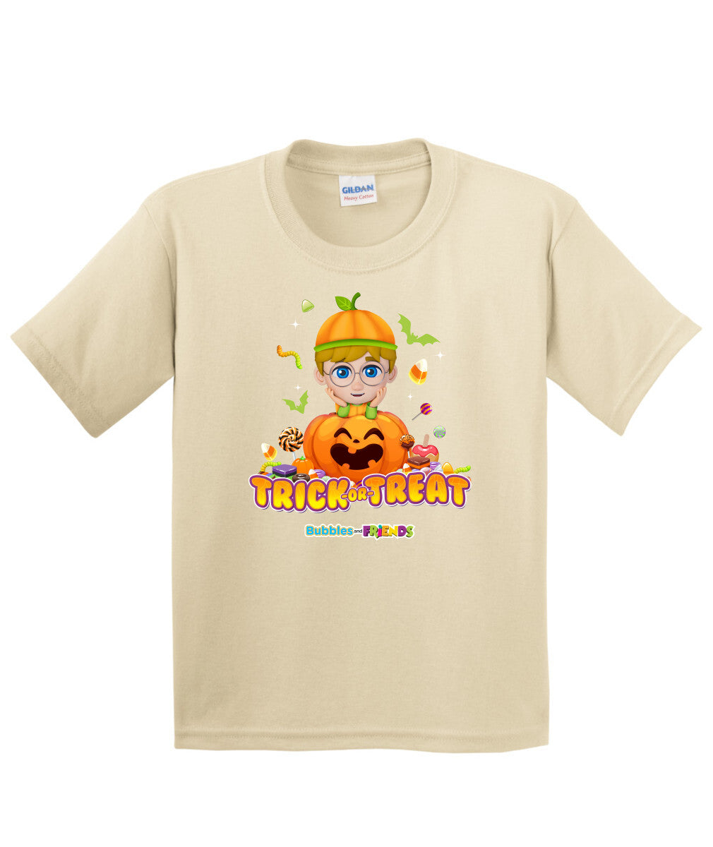 Bubbles and Friends - Halloween Collection Braden Children T-Shirt