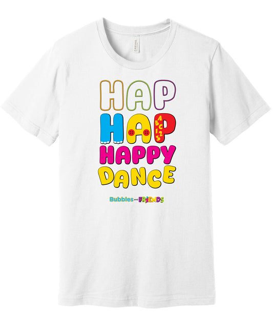 Bubbles and Friends – Happy Dance Collection Hap Hap Happy Dance Adult T-Shirt