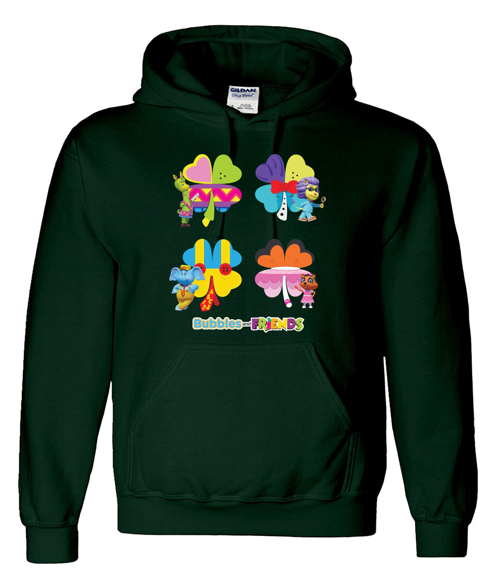 Bubbles & Friends St. Patricks FRIENDS Unisex Pullover Hoodie