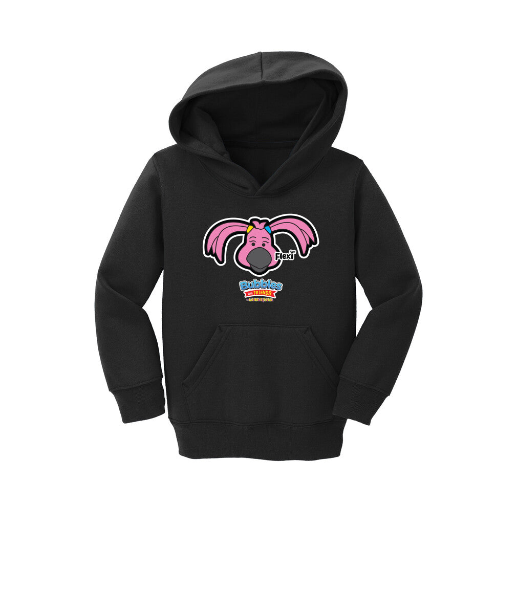 Bubbles & Friends- Friends from Happyville 'Flexi' Toddler Fleece Pullover Hoodie