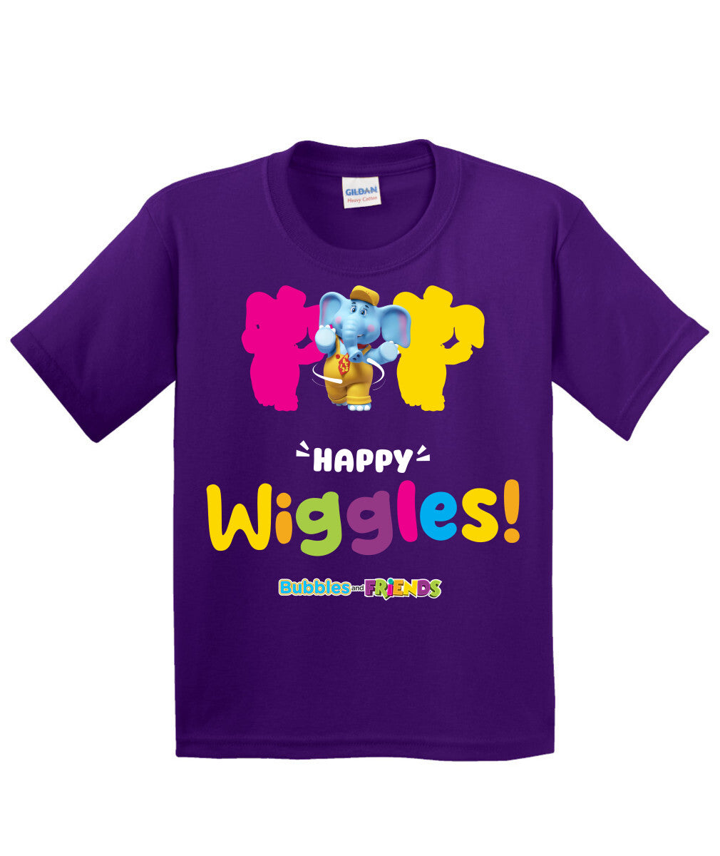 Bubbles and Friends – Happy Dance Collection Happy Wiggles Children T-Shirt