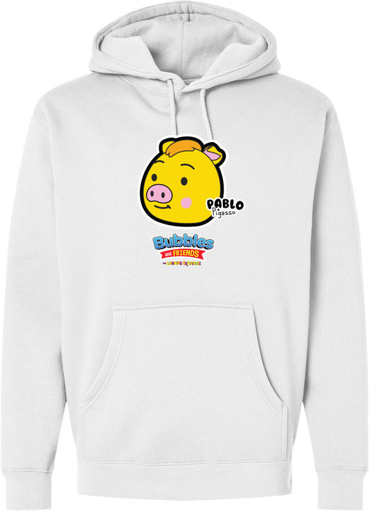 Bubbles & Friends- Friends from Happyville 'Pablo' Midweight Hooded Sweatshirt- Unisex
