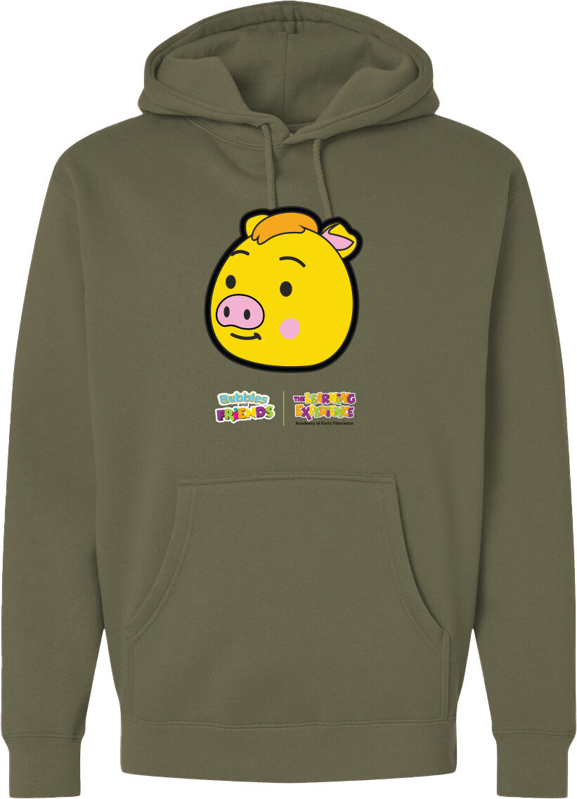 Bubbles & Friends- Friends from Happyville 'Pablo' Midweight Hooded Sweatshirt- Unisex