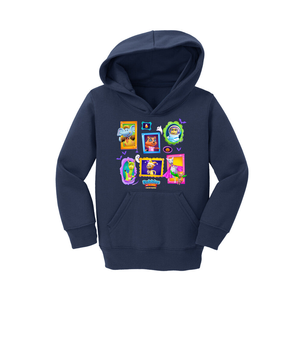 Bubbles & Friends Halloween Toddler Core Fleece Hoodie