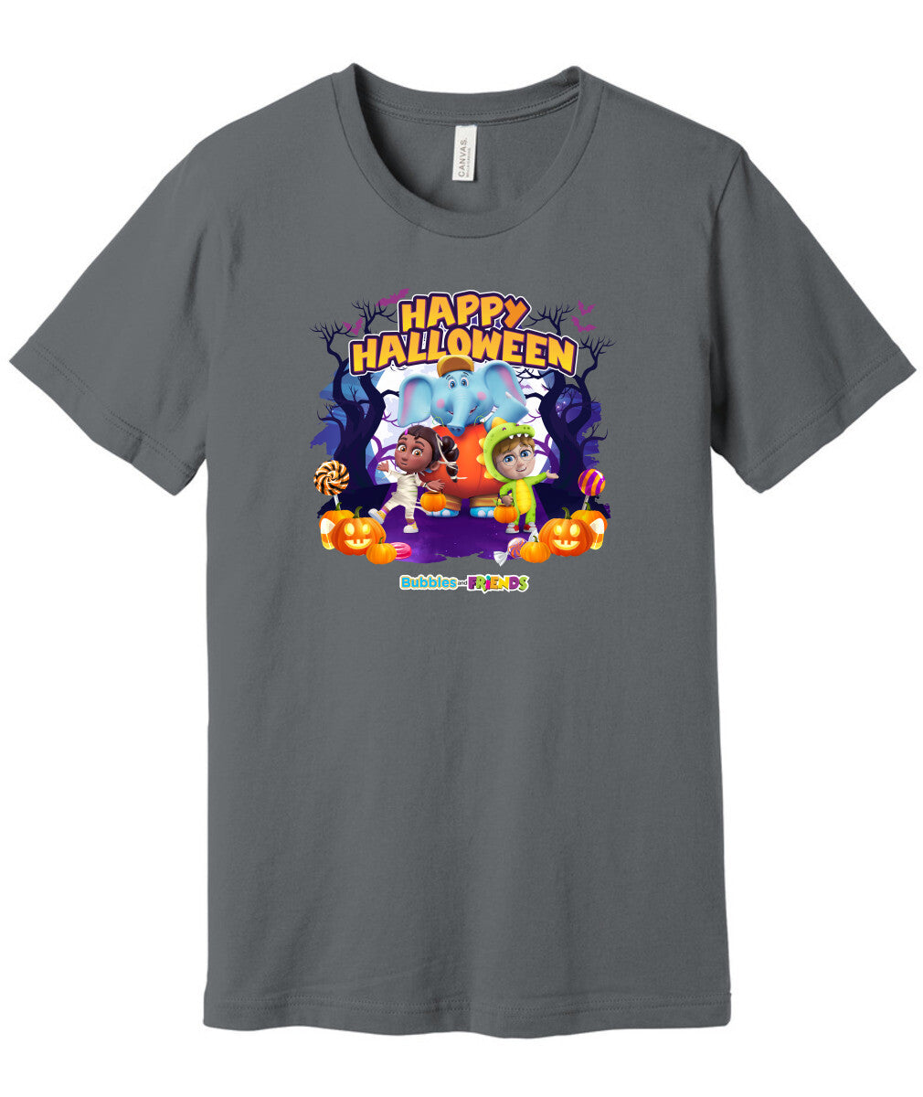 Bubbles and Friends - Halloween Collection Team Adults T-Shirt