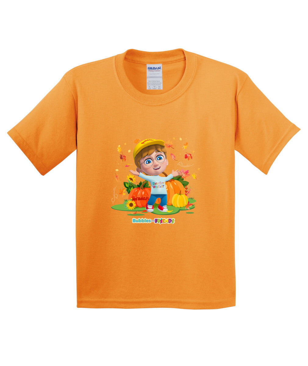 Bubbles and Friends - Fall Collection Braden Children T-Shirt