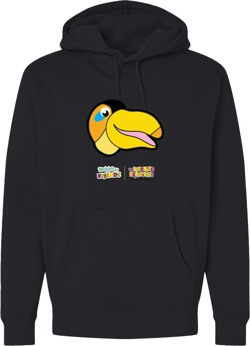 Bubbles & Friends- Friends from Happyville 'Two Plus' Midweight Hooded Sweatshirt- Unisex