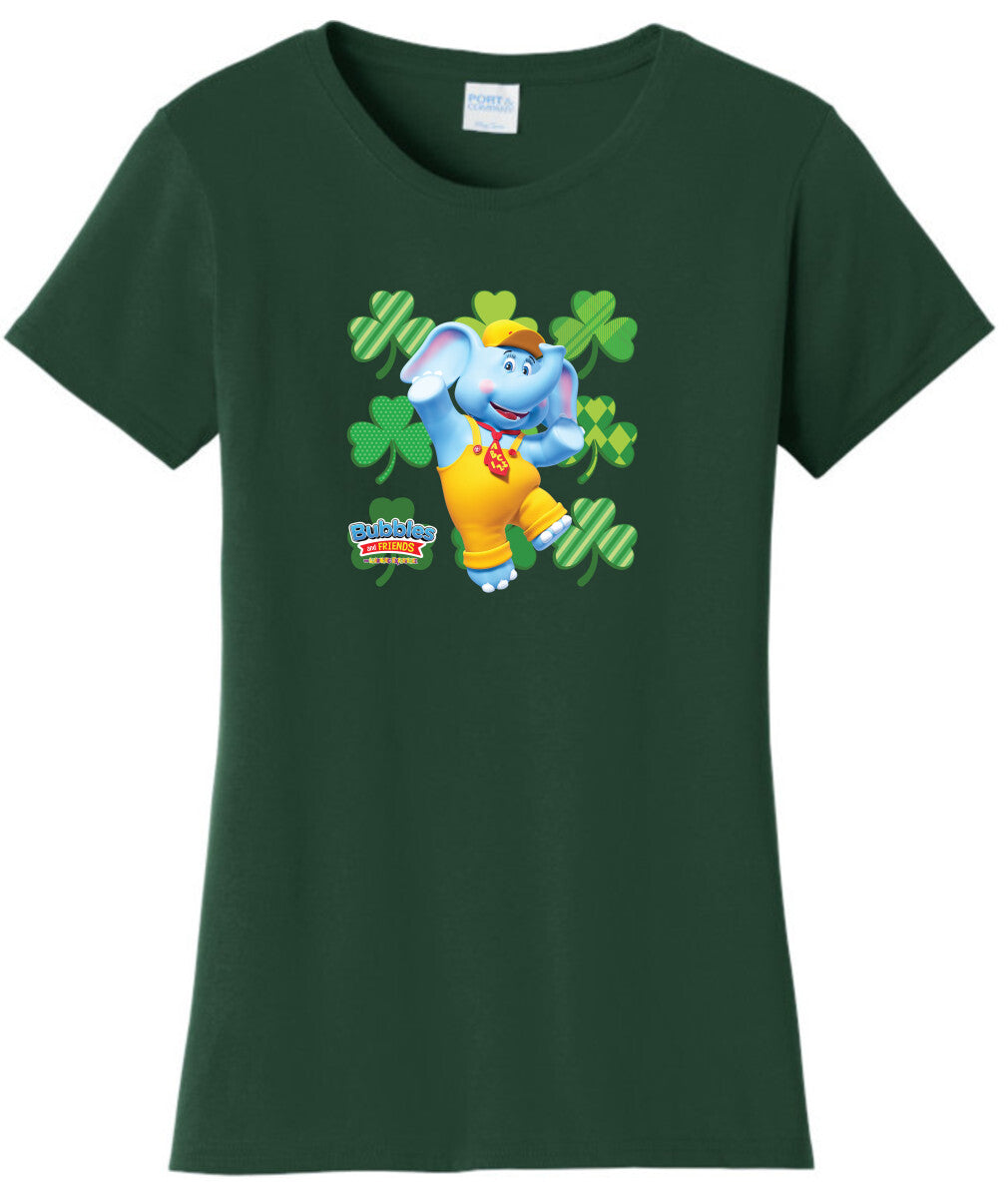 Bubbles & Friends St. Patrick's Day Bubbles Women's T-Shirt
