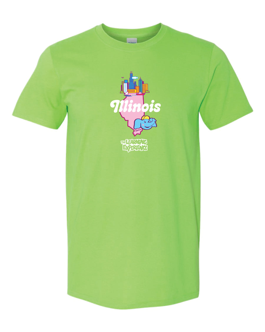 TLE Parade of Flags State T-Shirts Central Region
