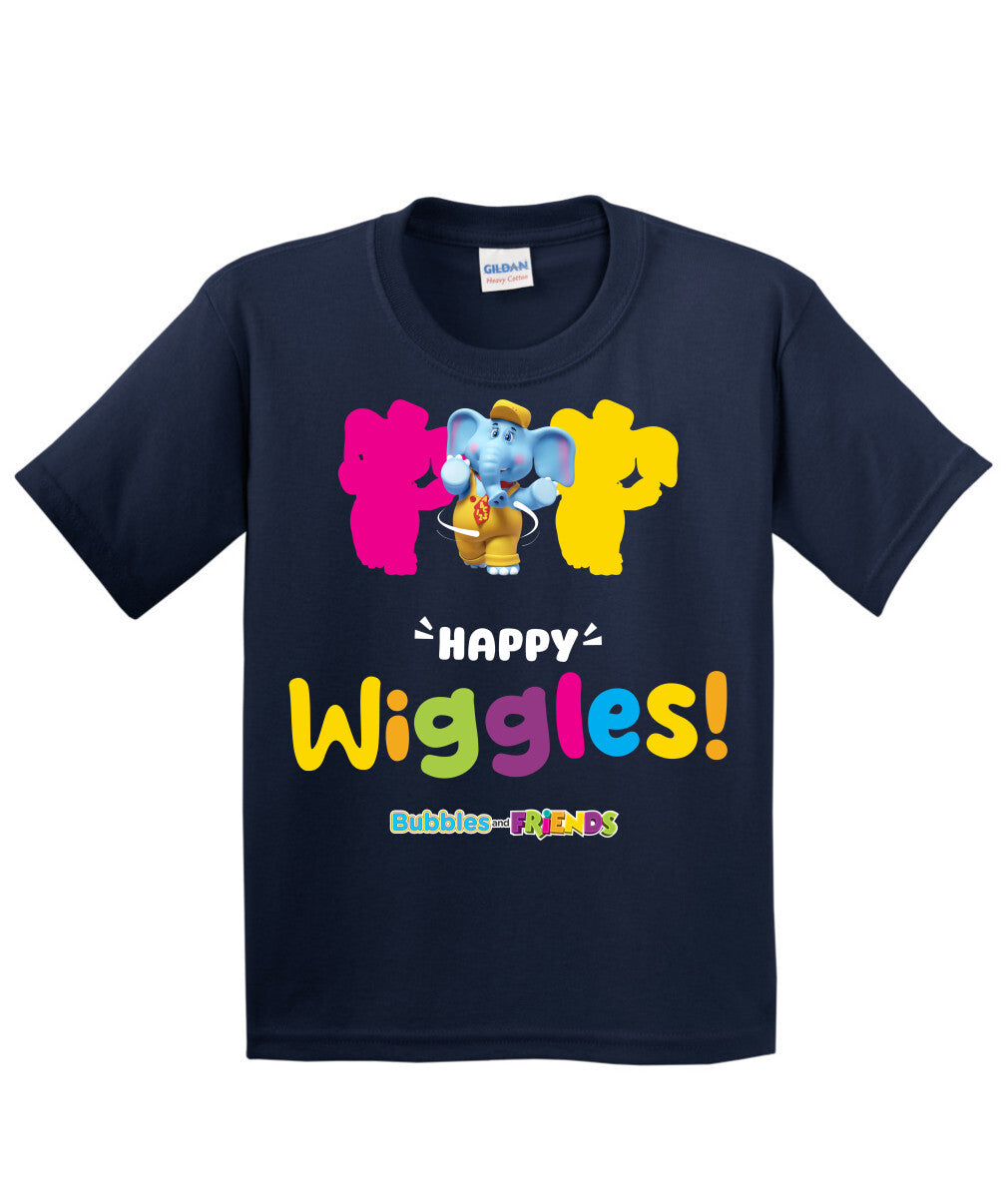 Bubbles and Friends – Happy Dance Collection Happy Wiggles Children T-Shirt