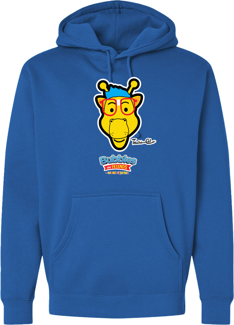 Bubbles & Friends- Friends from Happyville 'Technical' Midweight Hooded Sweatshirt- Unisex