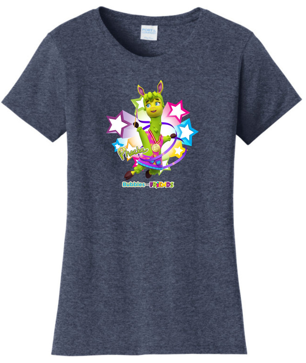 Bubbles and Friends - Summer Games Collection Gymnastics Phoebe Women T-Shirt