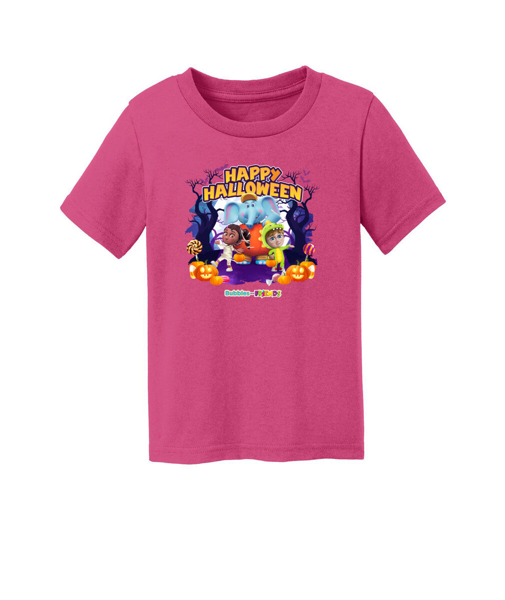 Bubbles and Friends - Halloween Collection Team Toddler T-Shirt