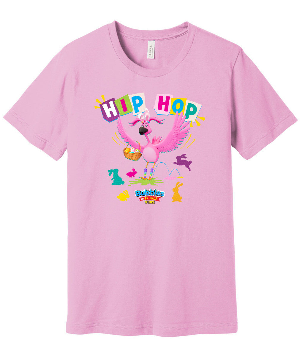 Bubbles & Friends Easter Hip-Hop  Unisex Short Sleeve Tee