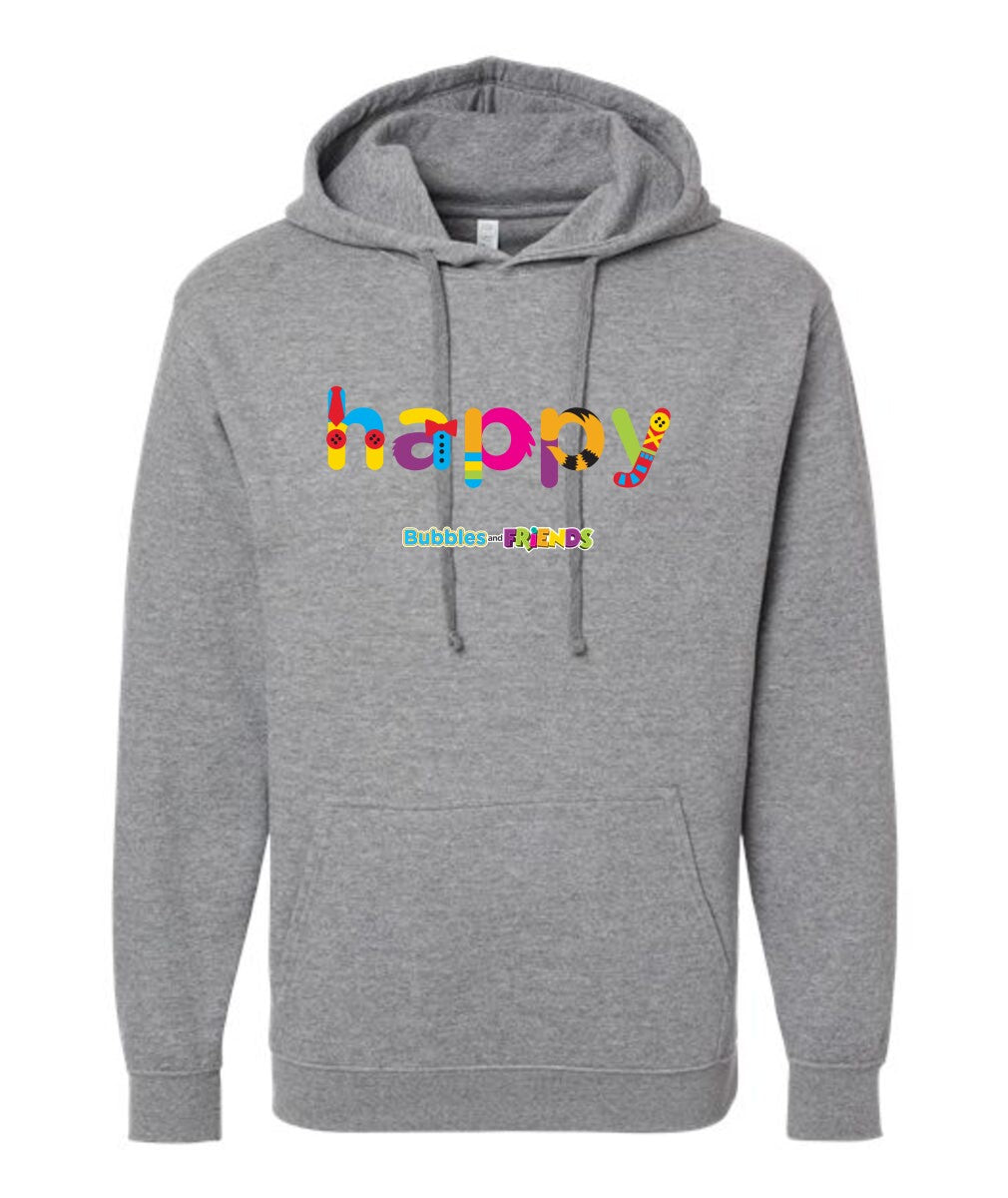 Bubbles and Friends - Happy Adult Hoodie