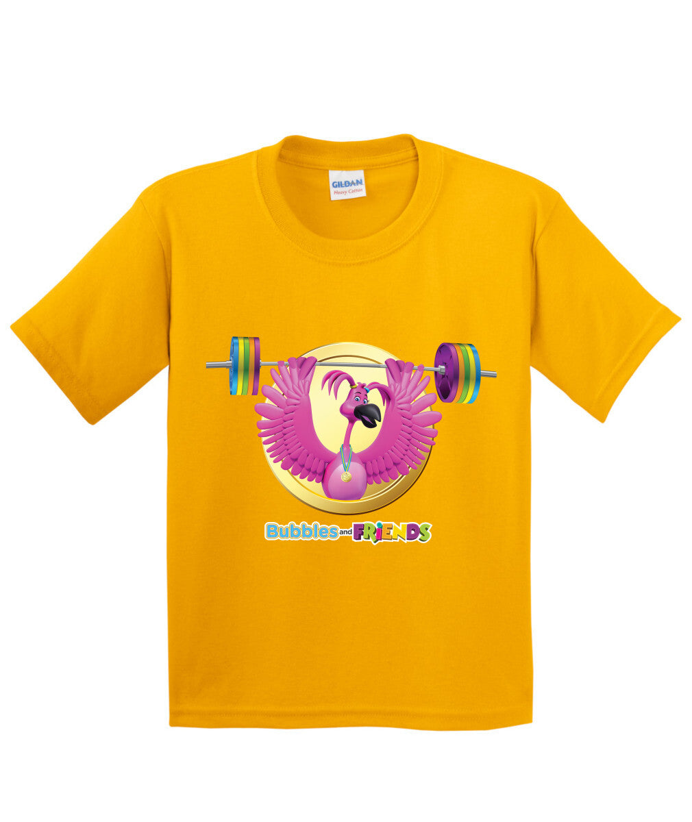 Bubbles and Friends - Summer Games Collection Flexi Weights Children T-Shirt