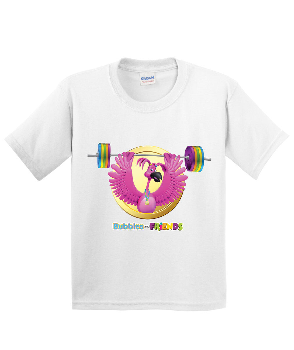 Bubbles and Friends - Summer Games Collection Flexi Weights Children T-Shirt