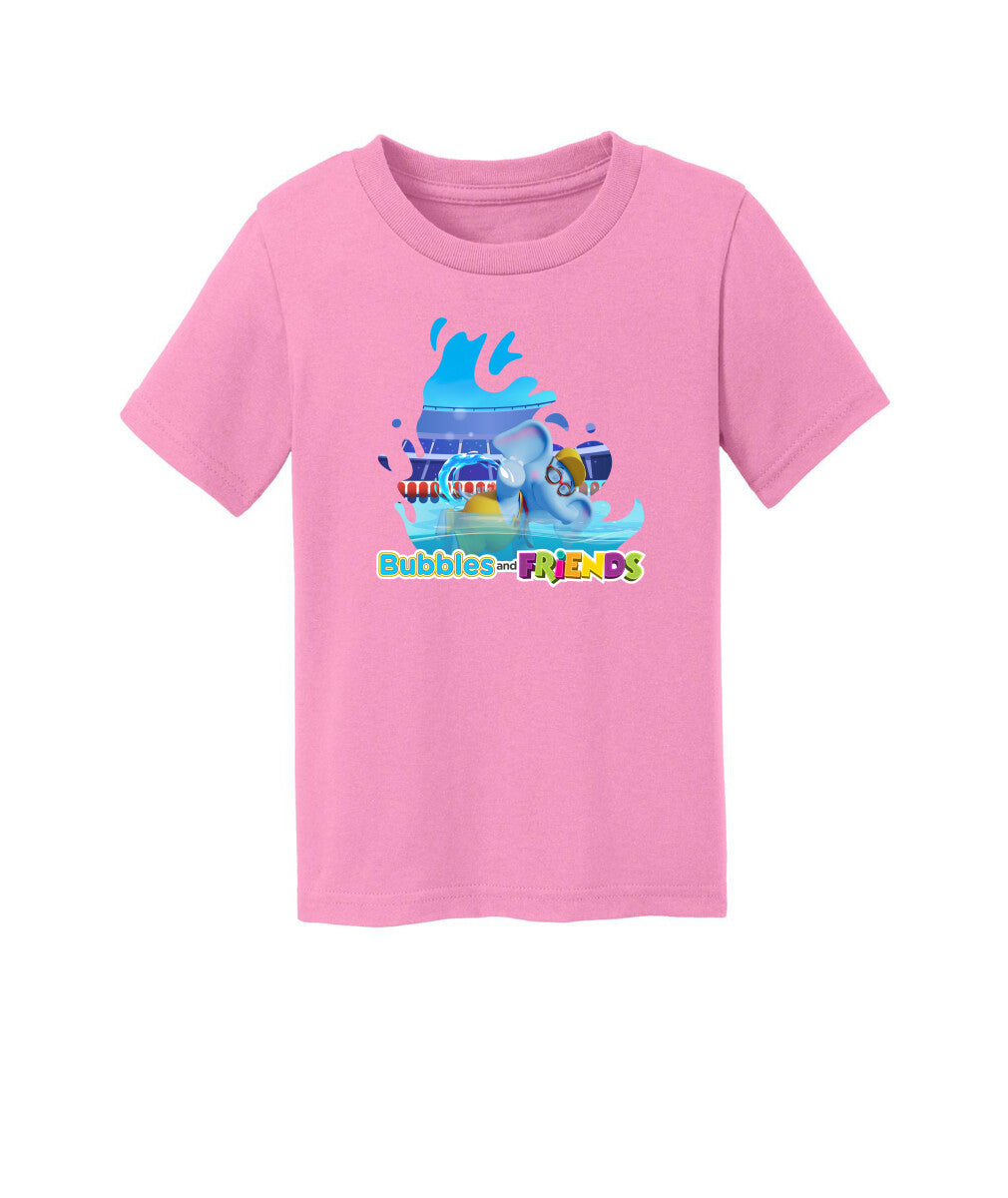 Bubbles and Friends - Summer Games Collection Bubbles Swim Toddler T-Shirt