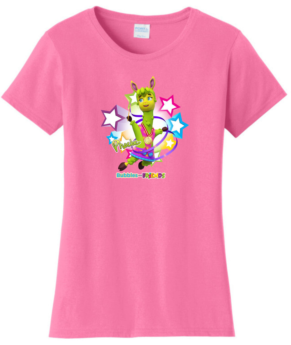 Bubbles and Friends - Summer Games Collection Gymnastics Phoebe Women T-Shirt