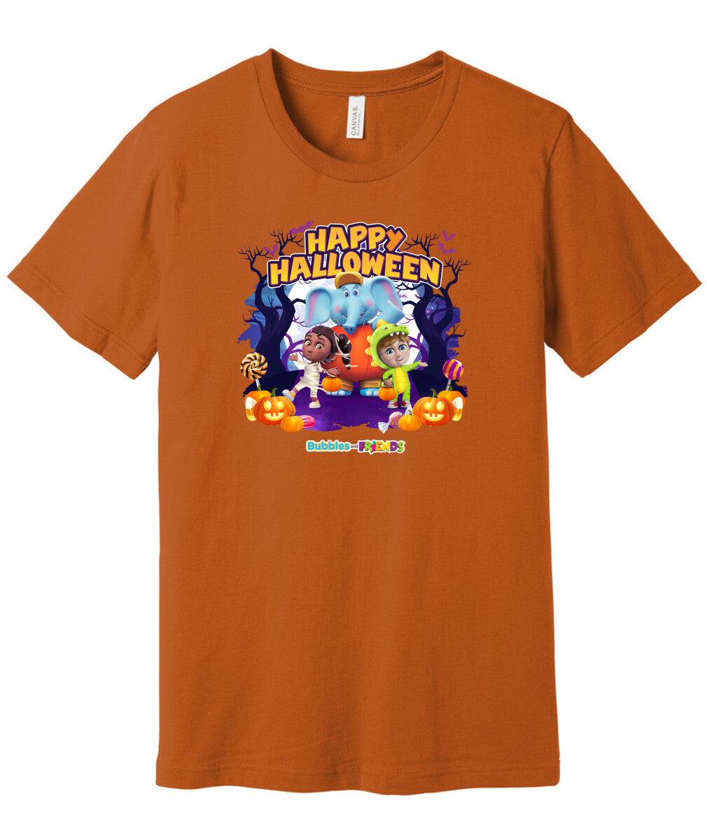 Bubbles and Friends - Halloween Collection Team Adults T-Shirt