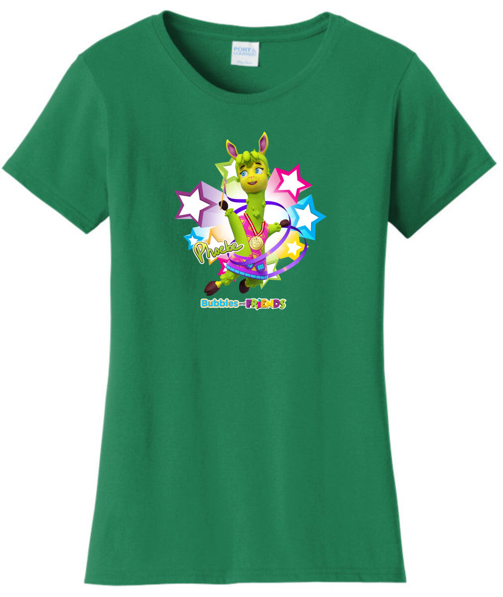 Bubbles and Friends - Summer Games Collection Gymnastics Phoebe Women T-Shirt