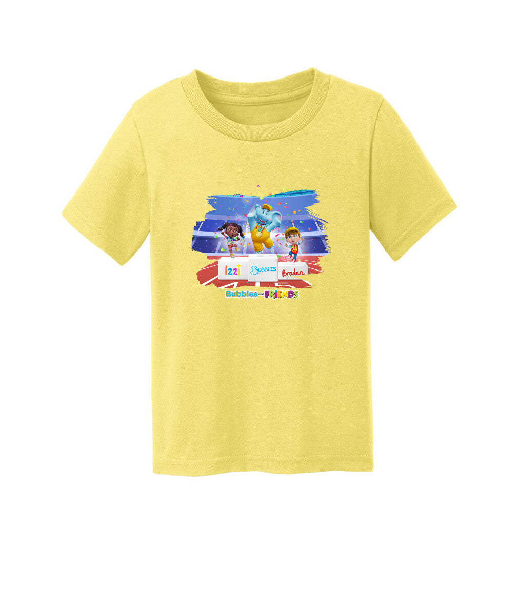 Bubbles and Friends - Summer Games Collection Team Medals Toddler T-Shirt