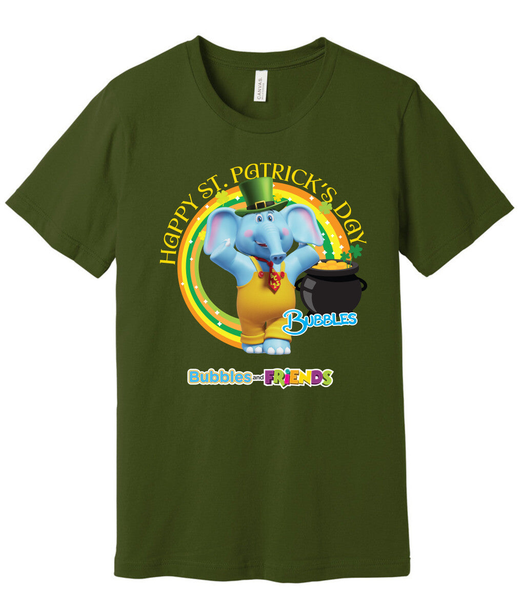 Bubbles & Friends St. Patricks BUBBLES Unisex Tee