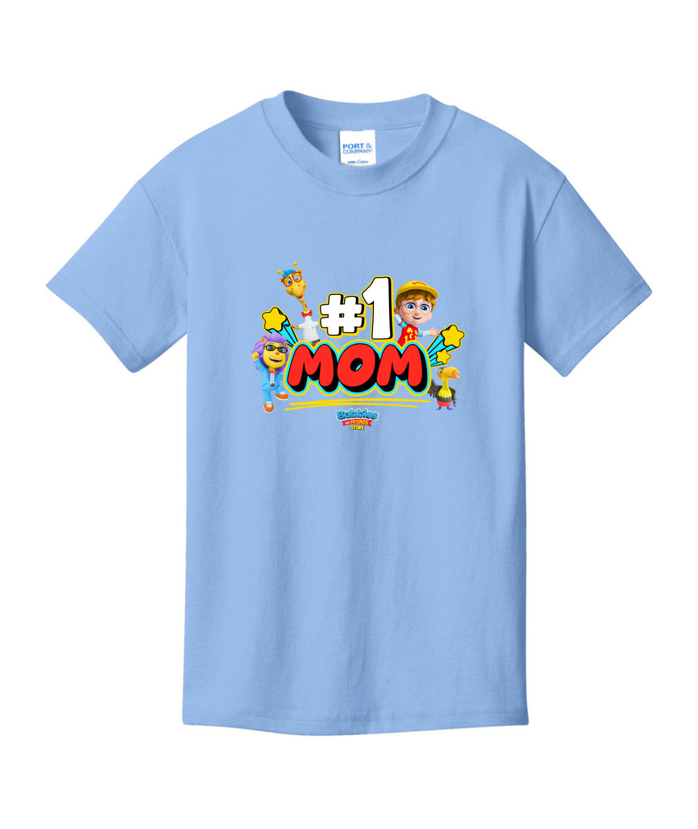 Bubbles & Friends I Love Mom Children's Tee