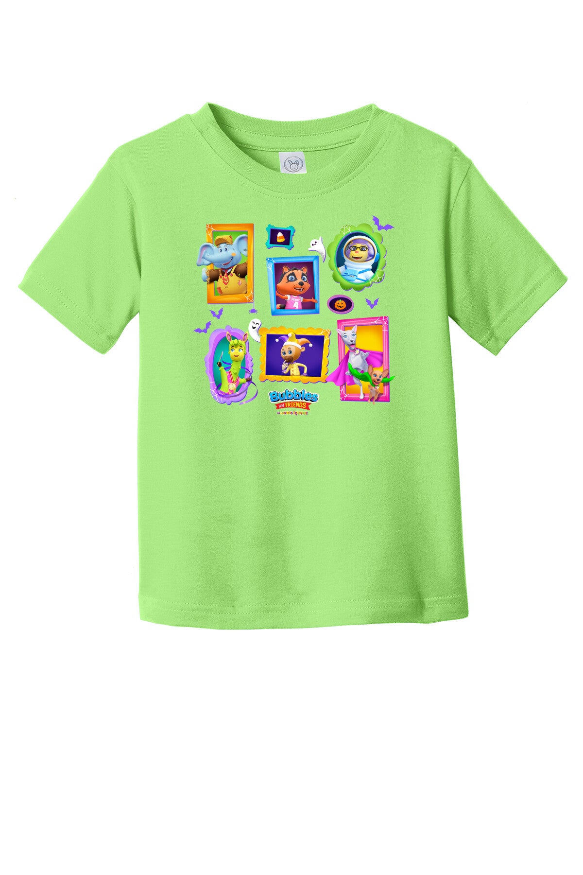 Bubbles & Friends Halloween Frames Toddler T-Shirt